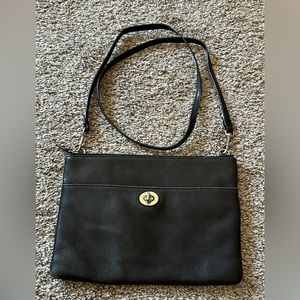 Coach black crossbody small purse